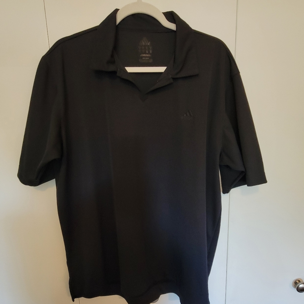 Adidas Black Polo Shirt